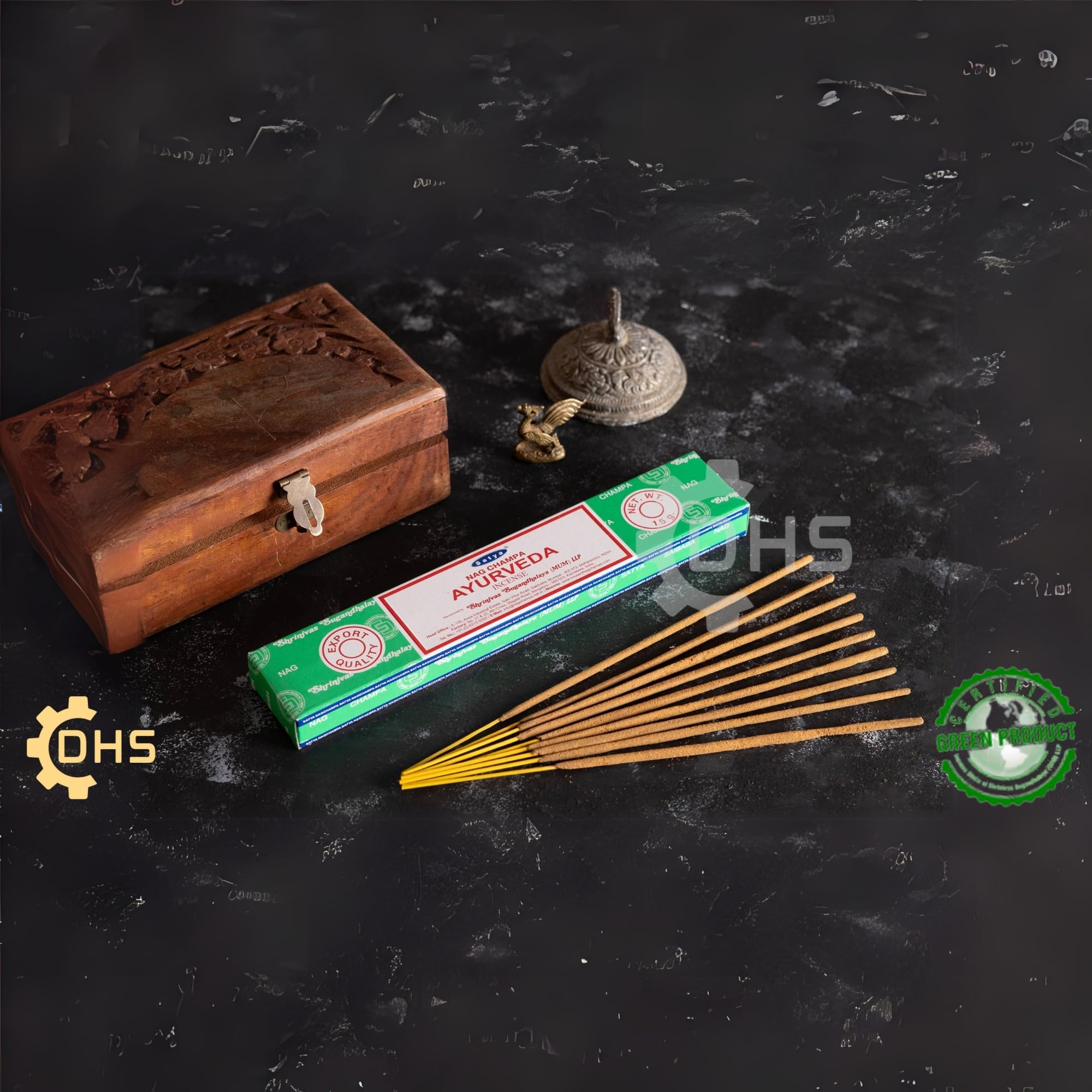 Satya Nag Champa Ayurvida Incense Sticks - Image 3