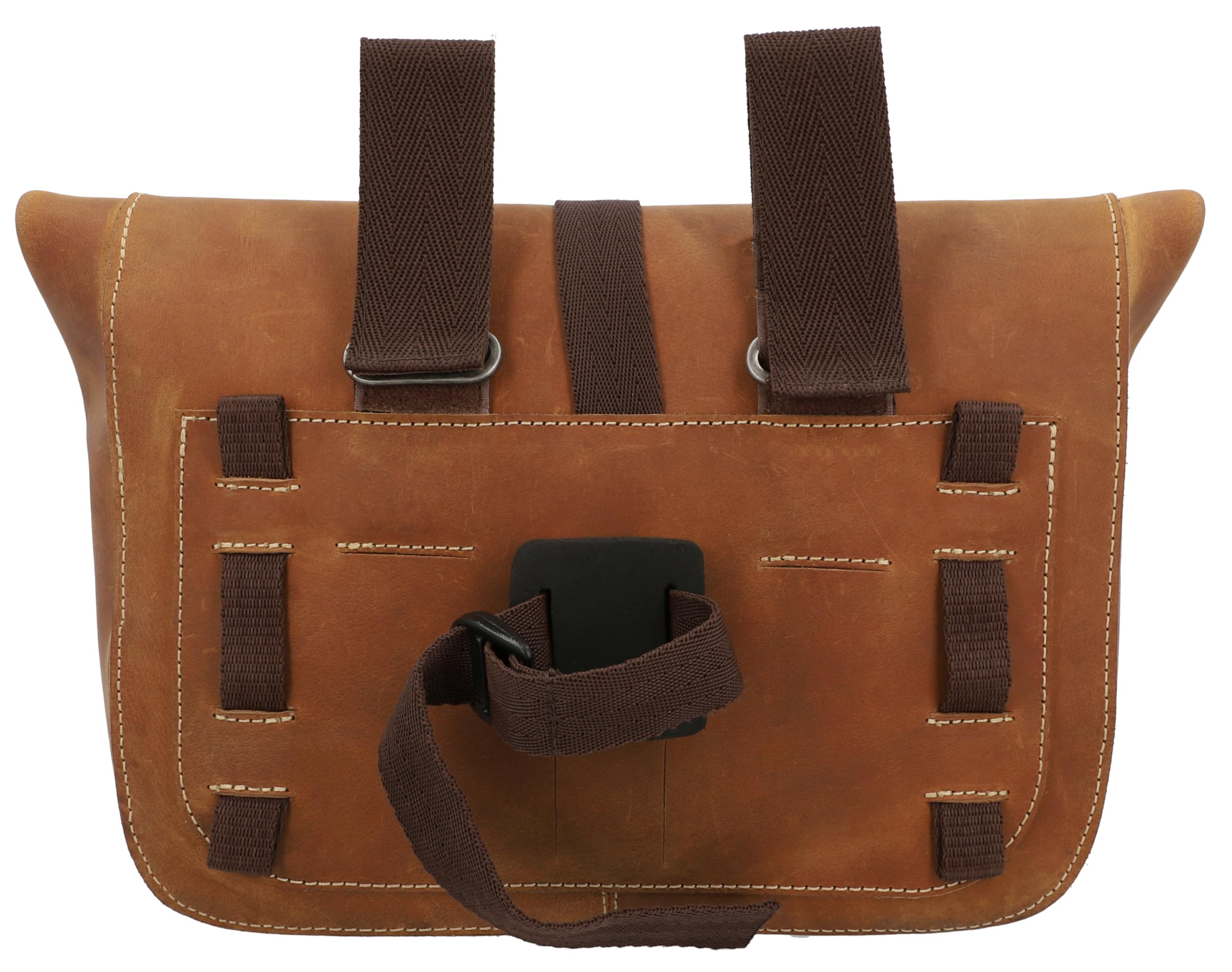 Gusti Leren stuurtas - Annie L. handtas schoudertas avondtas kleine leren tas fietstassen vintage bruin leer met E-bike stuuradapter Gusti Leren stuurtas - Annie L. handtas schoudertas avondtas kleine leren tas fietstassen vintage bruin leer met E-bike stuuradapter