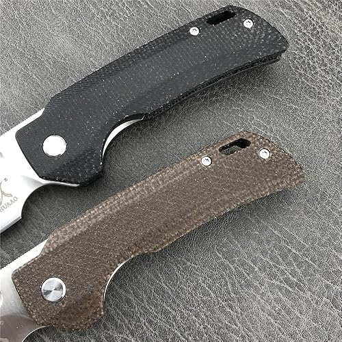 Miniatura 6 de 8Cr13Mov - Mango de hoja de acero de 2.56 pulgadas con clip, mini cuchillo de bolsillo plegable, herramienta EDC portátil para campamento, cuchillos