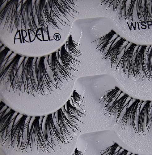 Vista 12 de Ardell Demi Wispies - Pestañas postizas, color negro, pestañas onduladas de volumen completo, pestañas reutilizables con aspecto natural, mejora