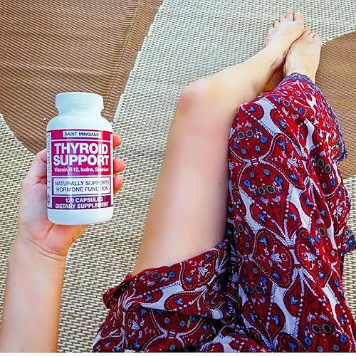 Miniatura 8 de Thyroid Support Supplement with Iodine |120 Capsules to Help Body Mass & Improve Energy, Cardiovascular, Energy & Focus Formula | 14 Natural Vitamins