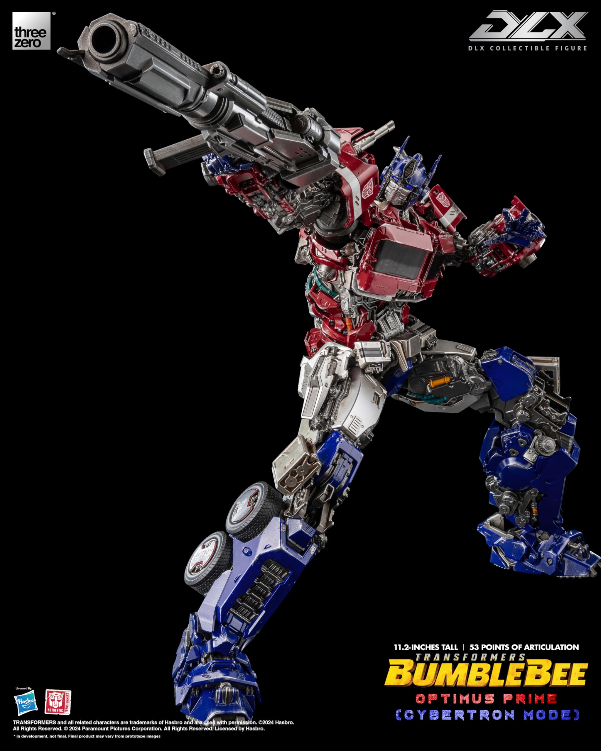 Transformers: Bumblebee - Action Figure DLX Optimus Prime (Modalità Cybertron)