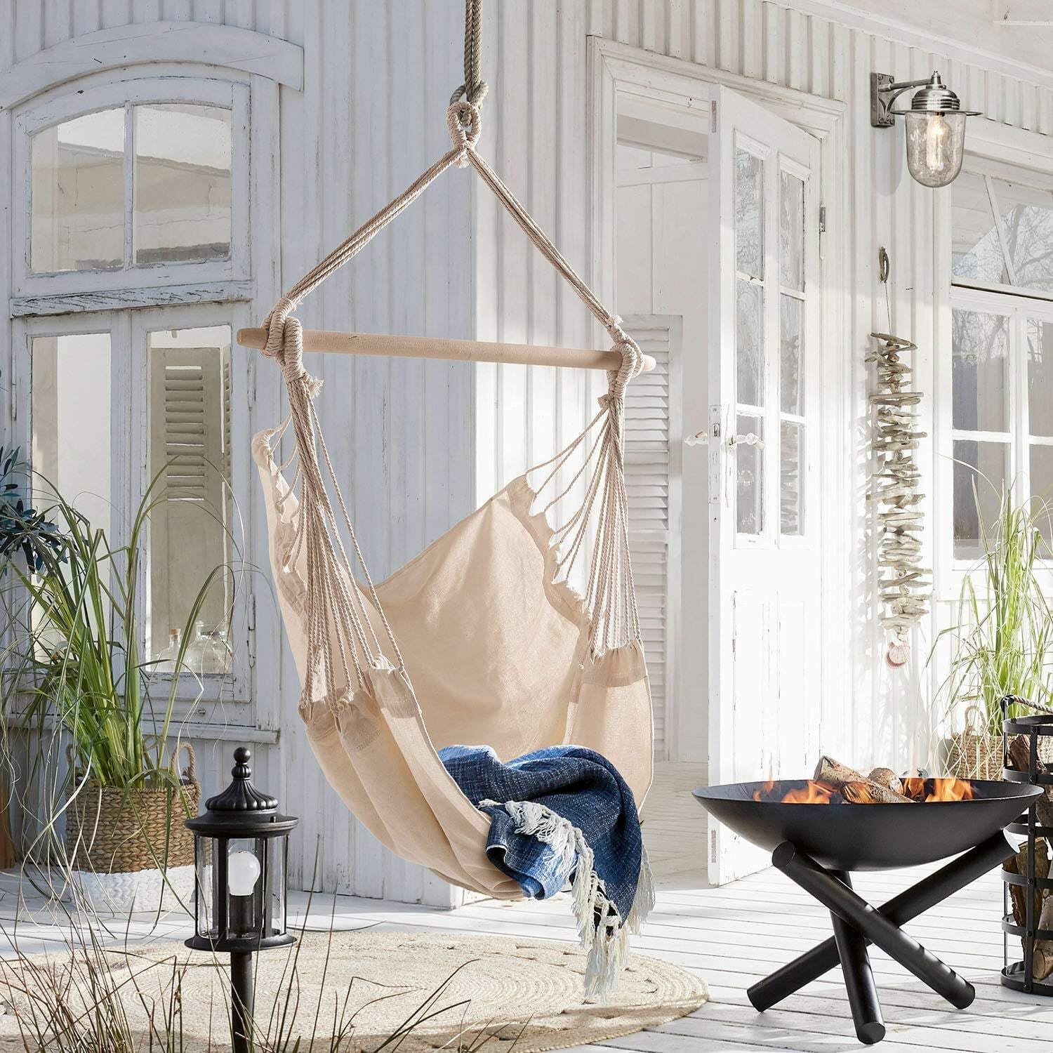 Poltrone Da Giardino Amaca A Supporto Fino A 150 Kg, Tessuto