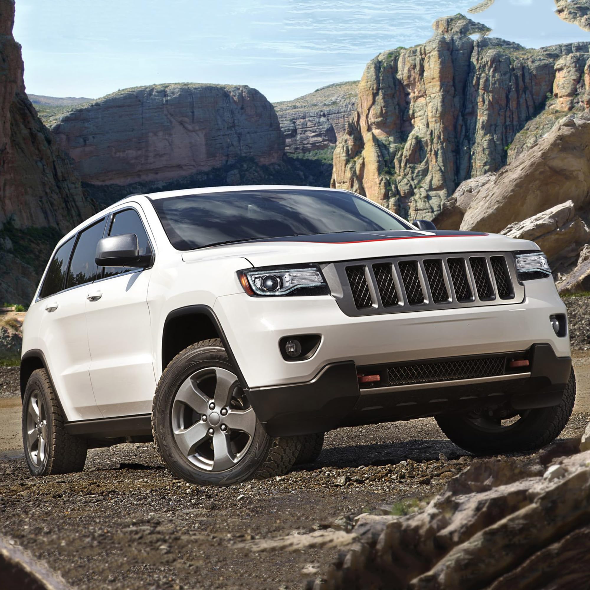 Reflektor LED Grand Cherokee WK2 2011 2012 2013 z dynamicznym wyświetlaczem po stronie kierowcy i pasażera, chromowany