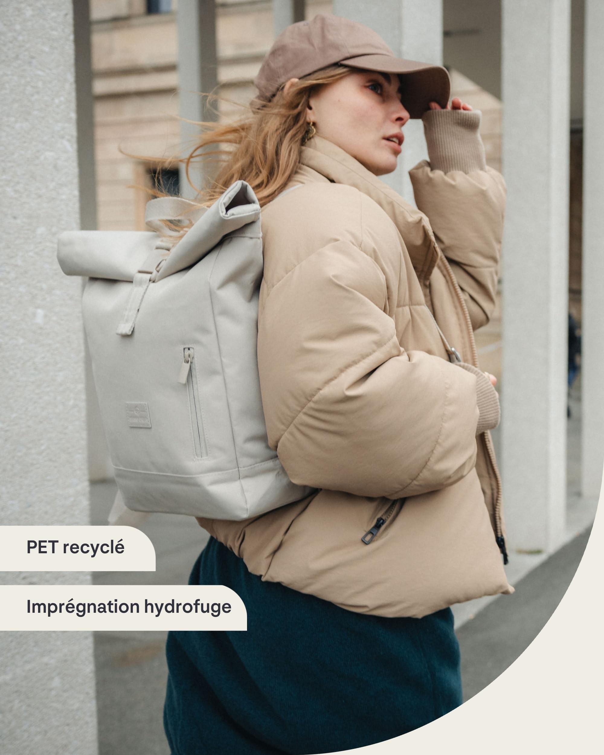 Johnny Urban Sac à dos Femme & Homme Vert - Robin Small - Mini Sac de Jour Décontracté pour Voyage, Travail et Bureau - Compartiment Ordinateur Portable 12" - Déperlant
