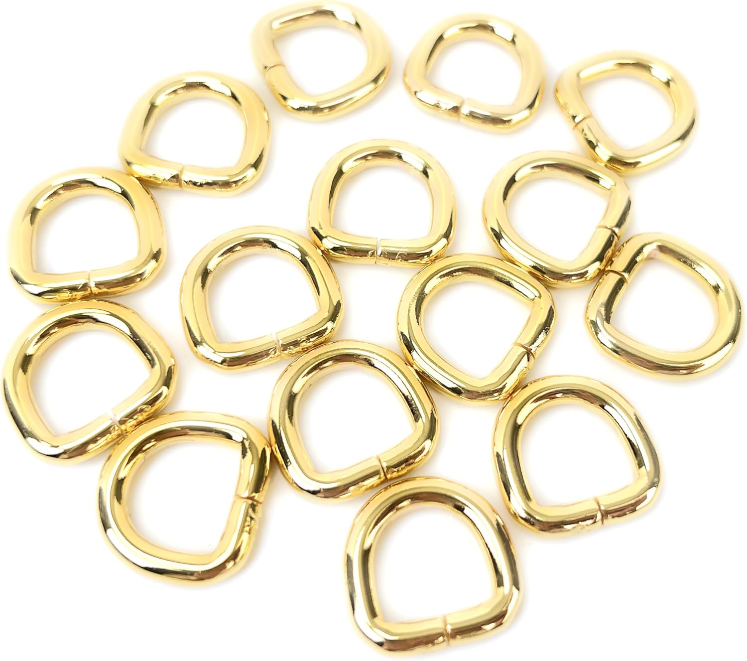 VersaKits Metal D Rings Heavy Duty NonWelded Iron D Ring