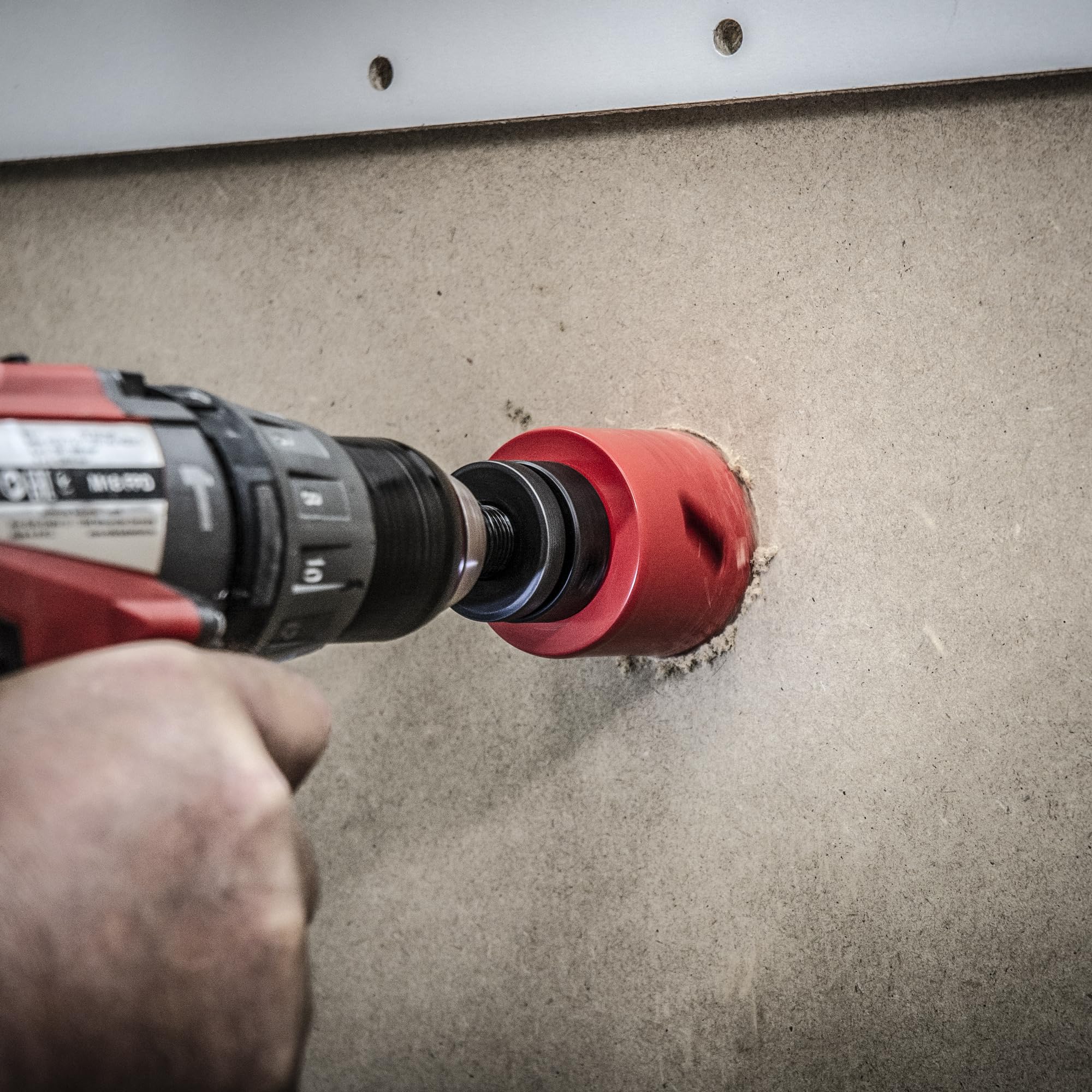Trend 7-Piece Plumber Hole Saw Set, 19mm to 57mm, Fast Cutting and Long-Lasting Blades, HS/Set/7, Red - Image 4
