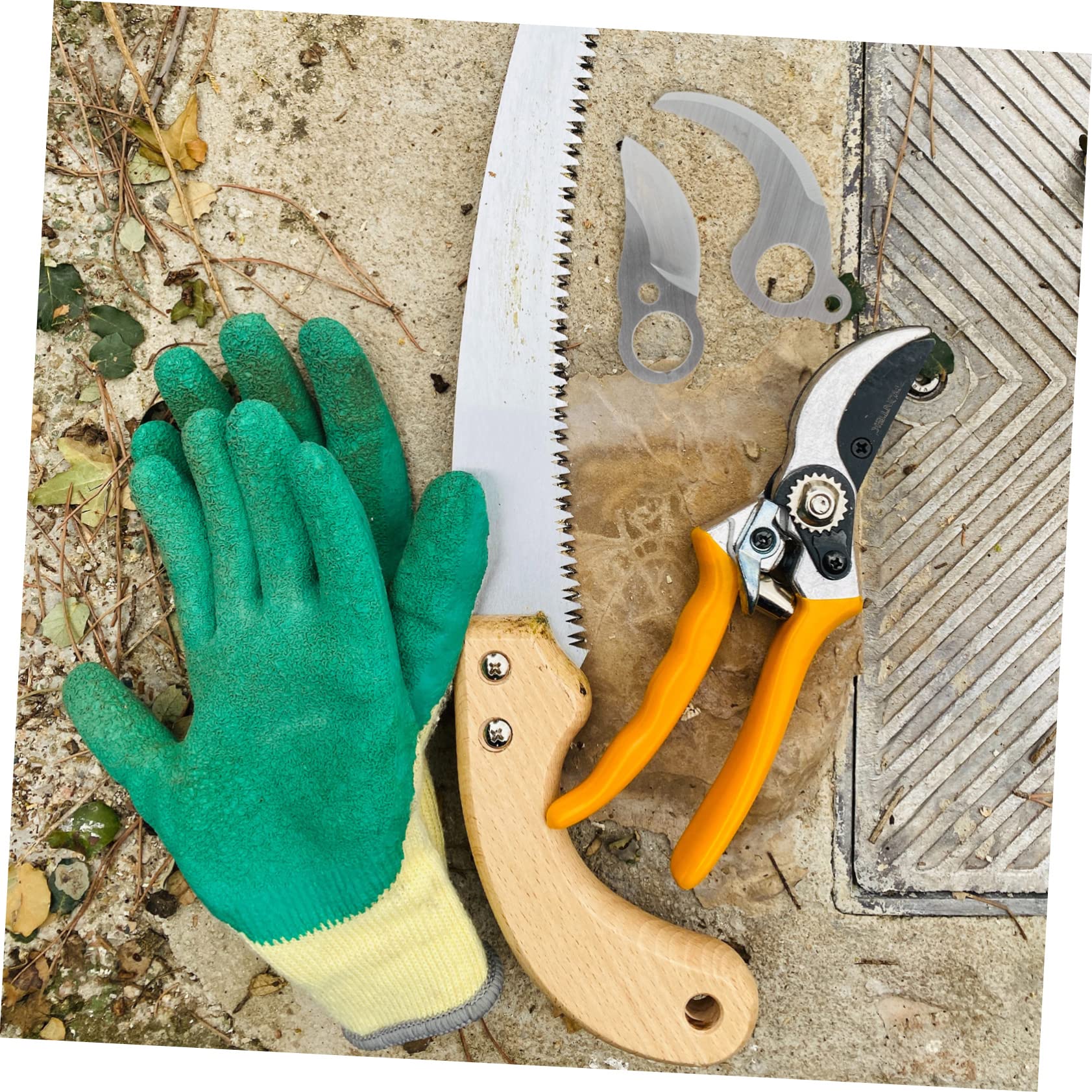 BESTonZON 4 Set Ricambio per Cesoie Elettriche Lame per Potatura Carbonio per Giardinaggio Siepi 2 Pezzi * 4