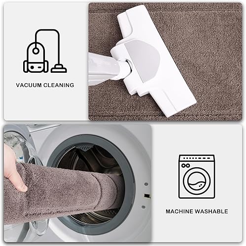 Miniatura 7 de PURRUGS Dirt Trapper - Tapete para puerta de 34 x 59 pulgadas, antideslizante, lavable a máquina, tapete para puerta de perro, tapete de bienvenida