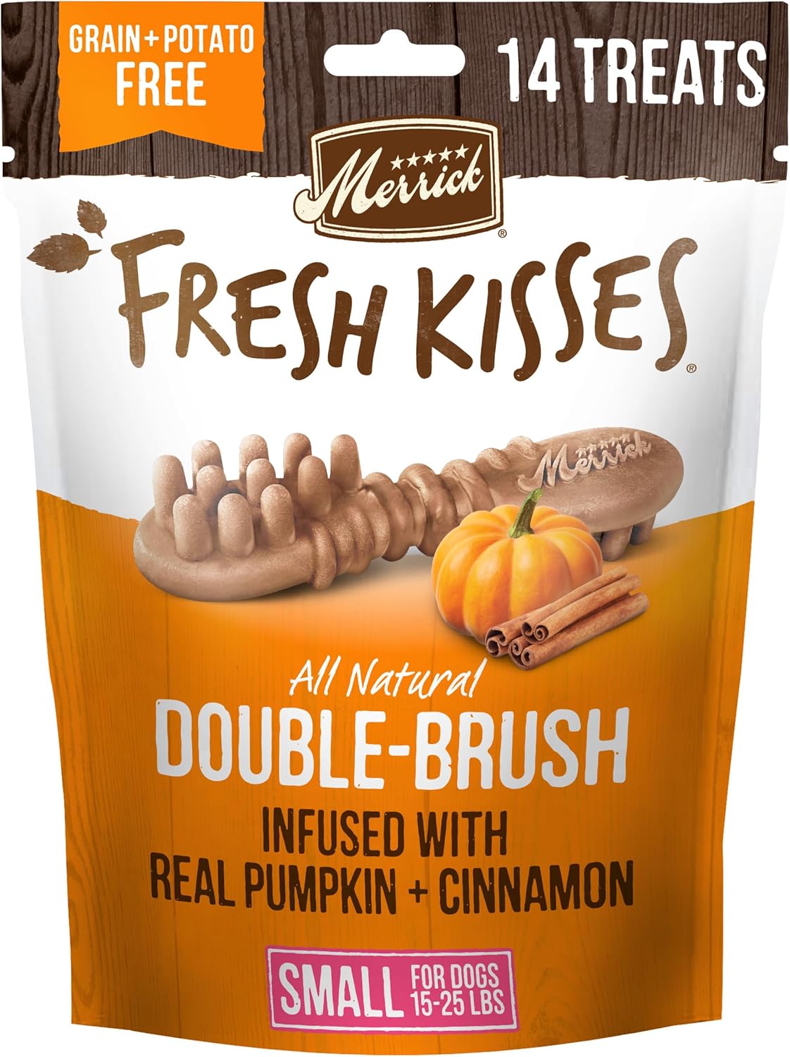 Merrick Fresh Kisses Natural Dental Chews, Treats Infused