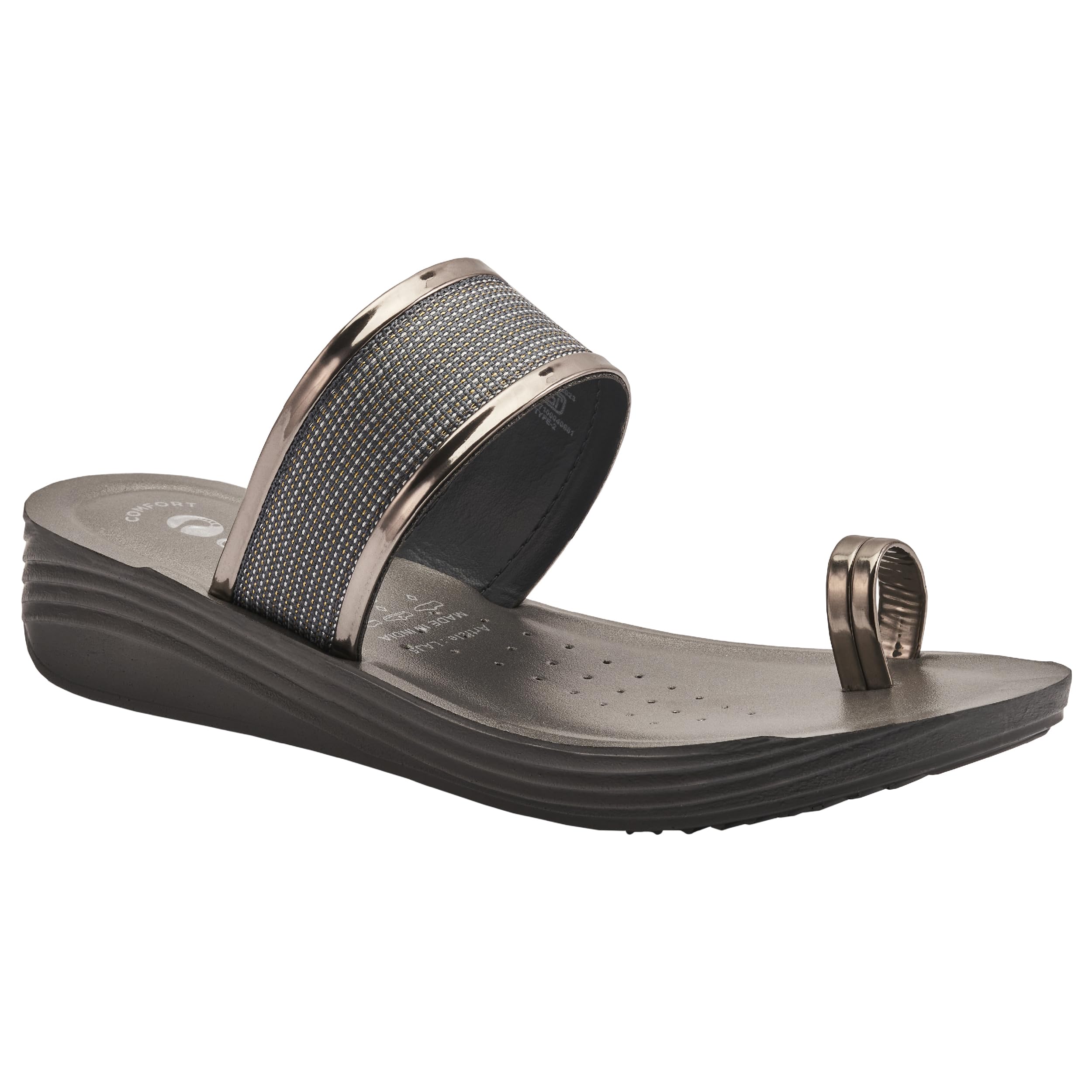 Women Embellished Party Slip-on Flats | Anti Skid | Lightweight | Cushioned Footbed-image-21