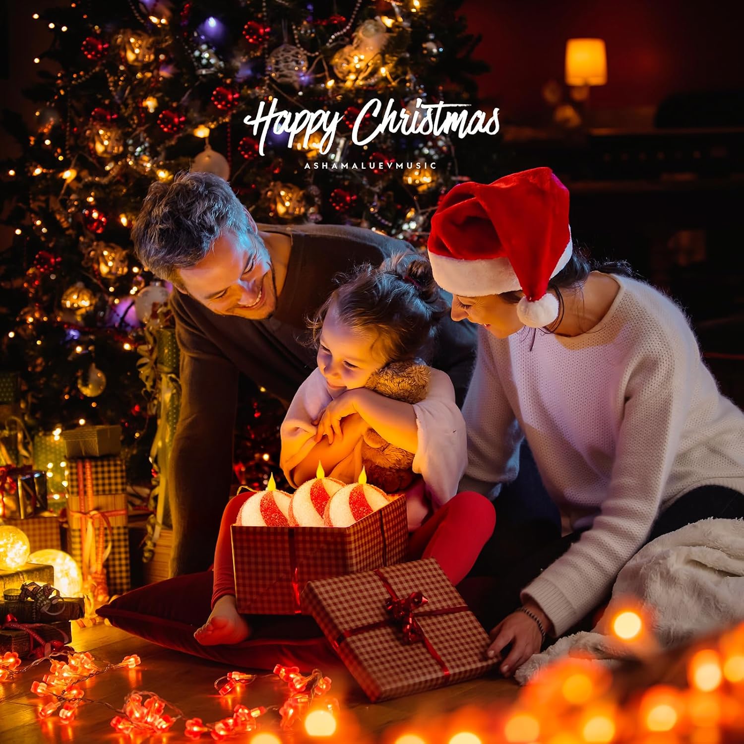 Set of 3 Christmas Sphere Candy Cane Flameless Candles, Glitter Red White Real Wax Flickering Ball Candles Battery Operated with Remote, Candy Cane Christmas Decorations, Xmas Party Centerpieces Decor