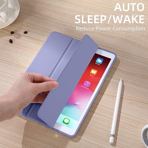 Miniatura 176 de Akkerds - Funda para iPad 10.2 2020, iPad 8ª generación/2019, iPad 7ª generación, con soporte para lápiz. Funda protectora premium con parte trasera