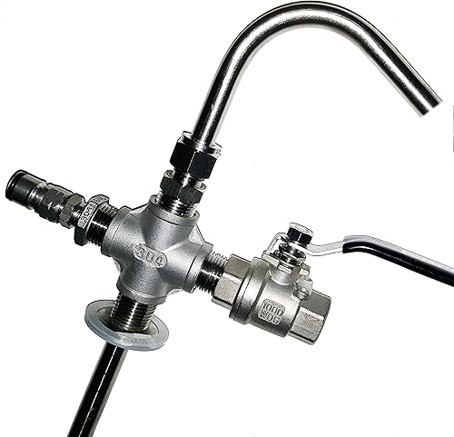 Speidel Fermentador de plástico o tanque de almacenamiento Kit de transferencia de CO2