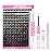 FADLASH Lash Extension Kit 100D Lash Clusters D Curl Lash Cluster Kit DIY Eyelash Extension Kit with Lash Bond and Seal Lash Applicator Tool 3D Effect fluffy Cluster Lashes(100D Kit, Mix 8-16mm)