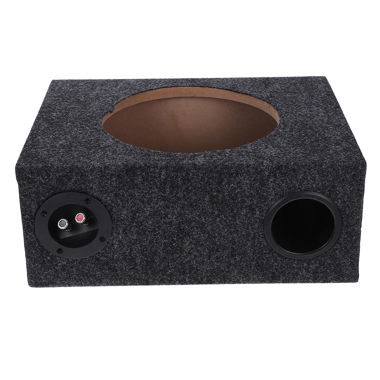 Healeved Caja Diseño Ultradelgado para Coche de 10 Pulgadas para Subwoofer y Material de Madera Que Mejora el Rendimiento de Graves y Facilita la Instalación