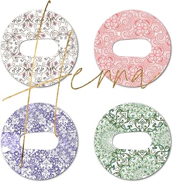 GrifGrips Henna Adesive Patches - 12 Pack - Extreme Formula Dexcom G6