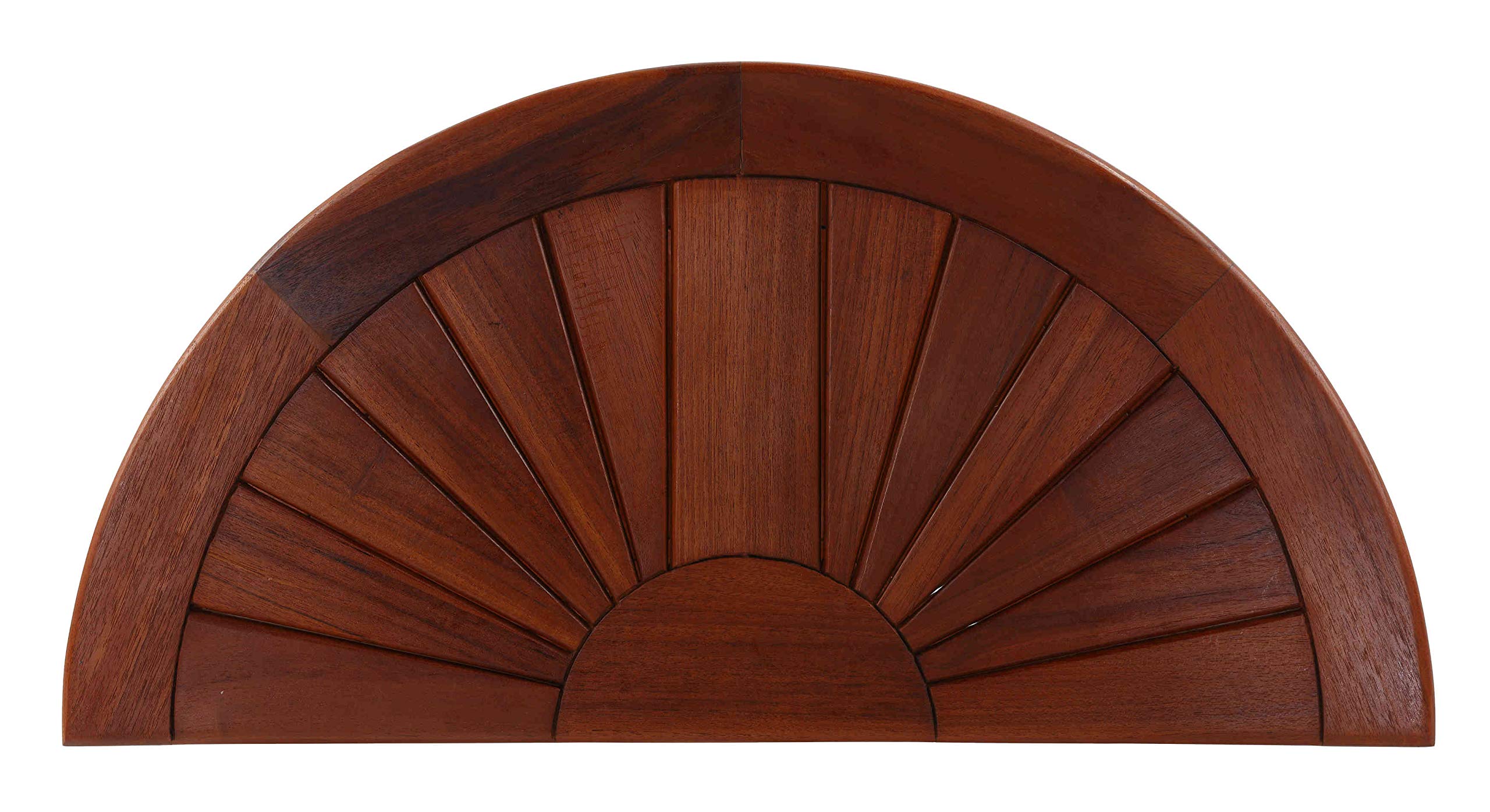 Banc Demi-cercle Teck Massif Bare Decor - 44cm Haut Table D'appoint Extérieur