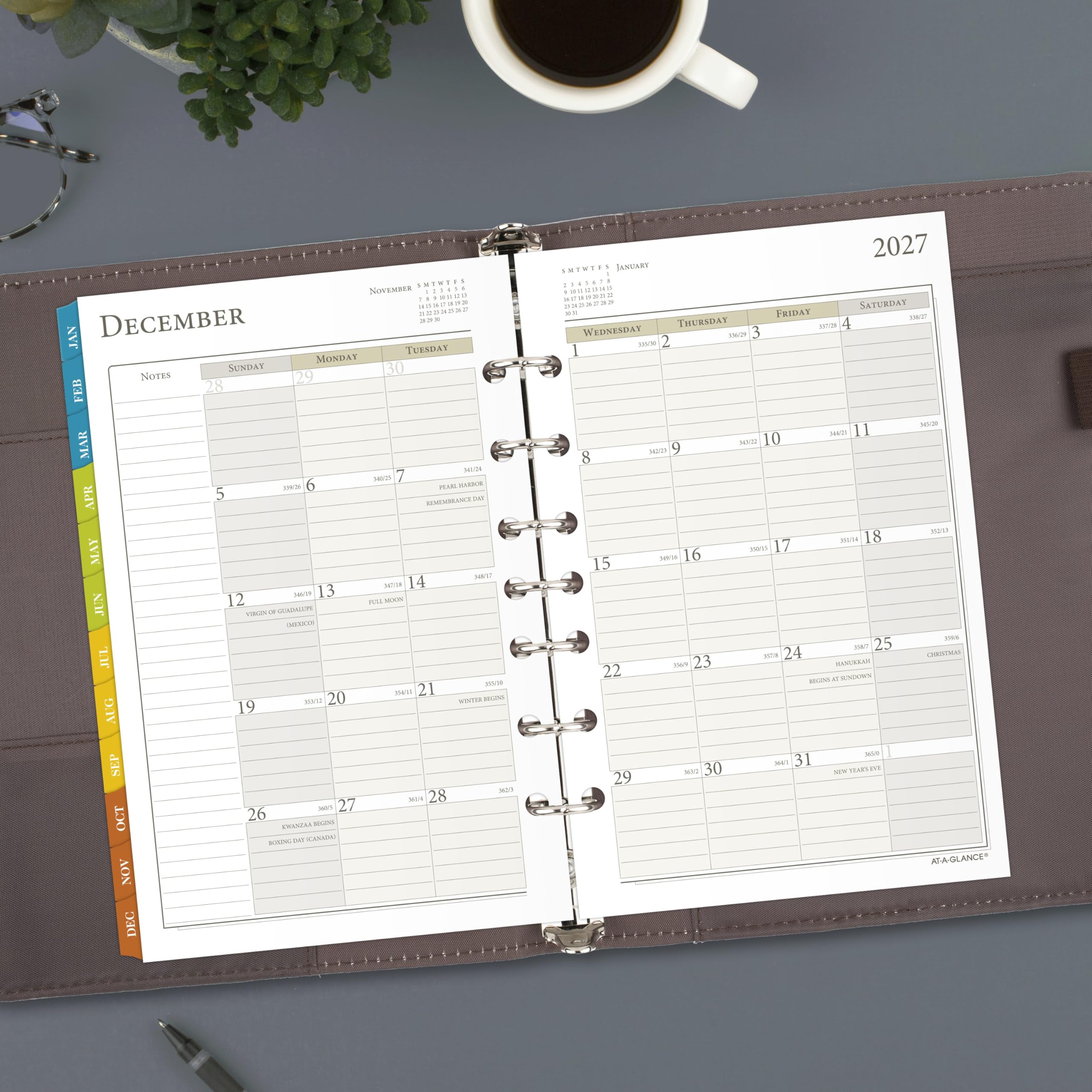 Amazon.com : AT-A-GLANCE 2027 Planner Refill, Weekly & Monthly