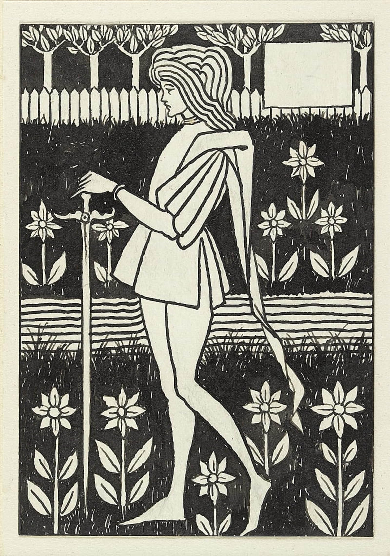 ARTXLXXBN Famous Prints Artwork Pictures Poster Painting Art a Page by Aubrey Beardsley Artwork Landscape Pictures for Home Decor 60x90cm