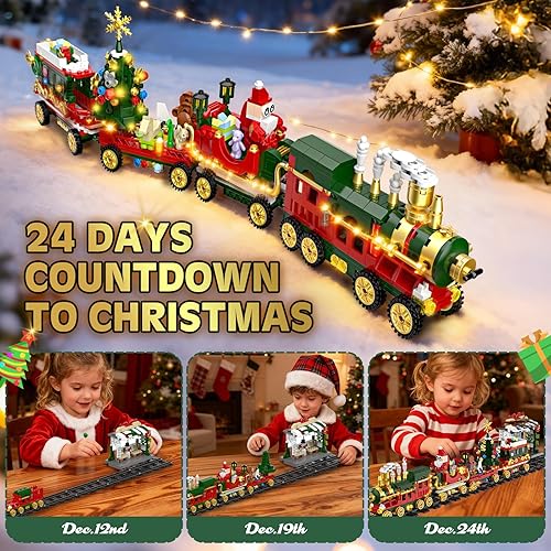 Vista 5 de Calendario de Adviento 2025, kit de construcción de 1122 piezas