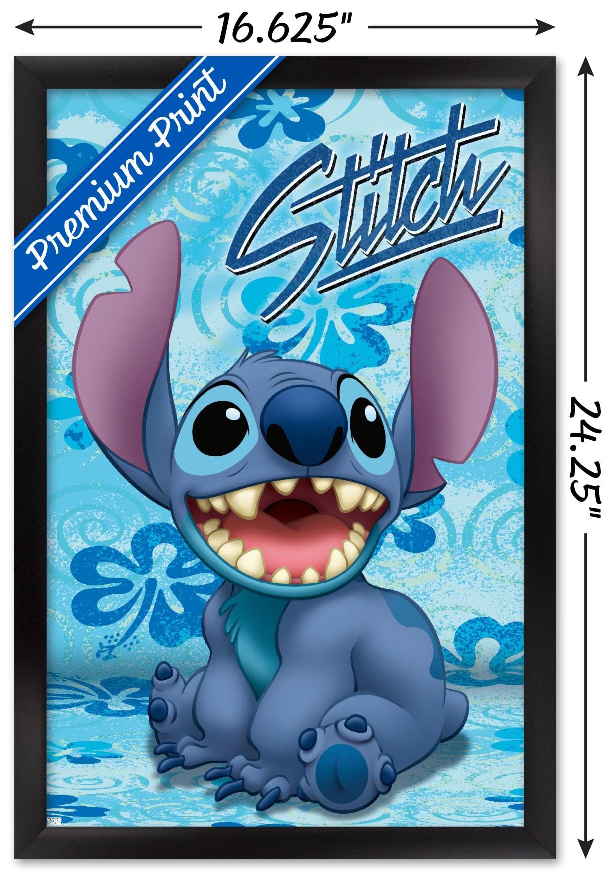 PÓSTER DE PARED DISNEY LILO AND STITCH DE CAFÉ CON PASADORES