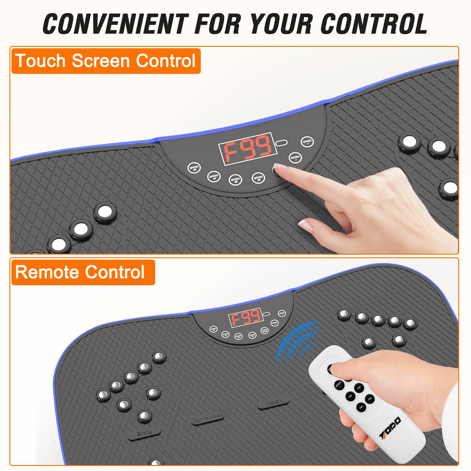 TODO Vibration Plate Exercise Machine Whole Body Vibration Machine with