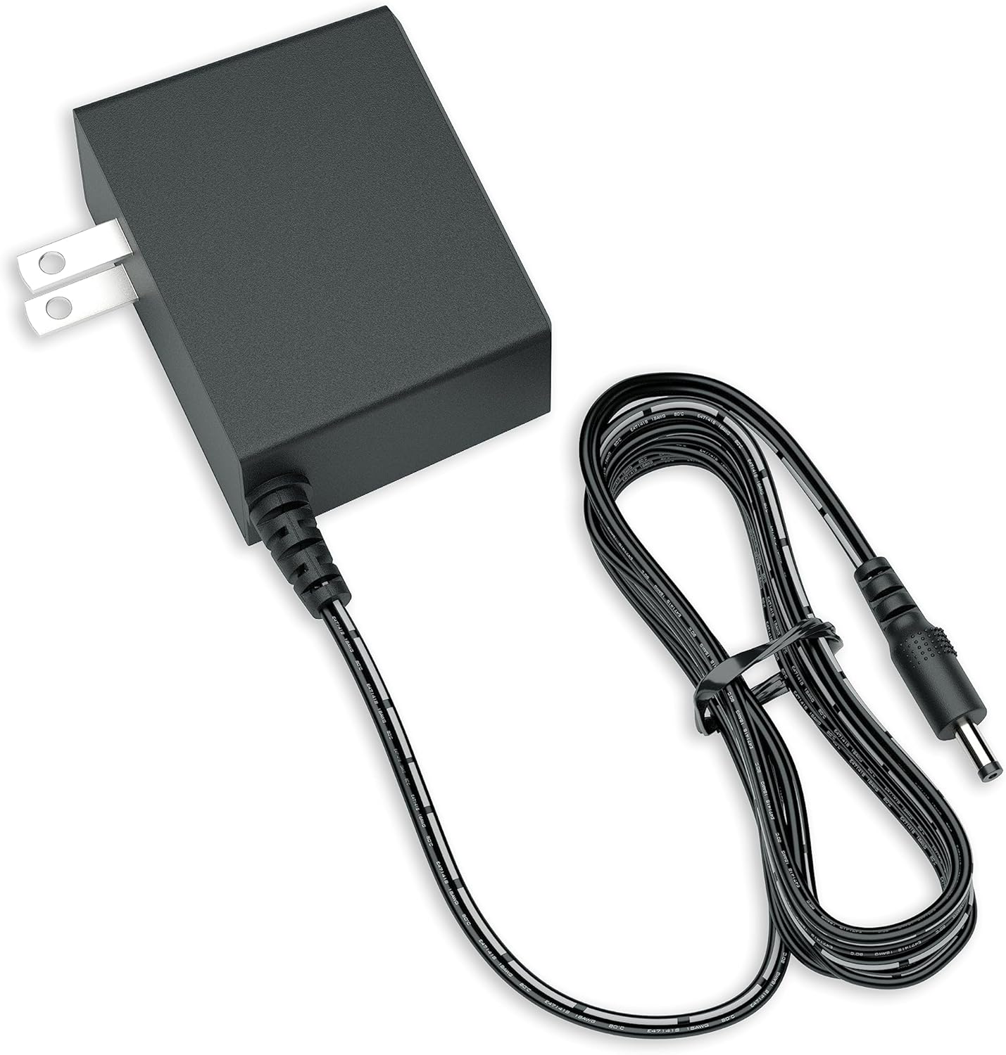 EShine 12 Watt 12V DC Power Supply Adapter with 3.5mm x 1.35mm Plug for LED Under Cabinet Lighting (Black)