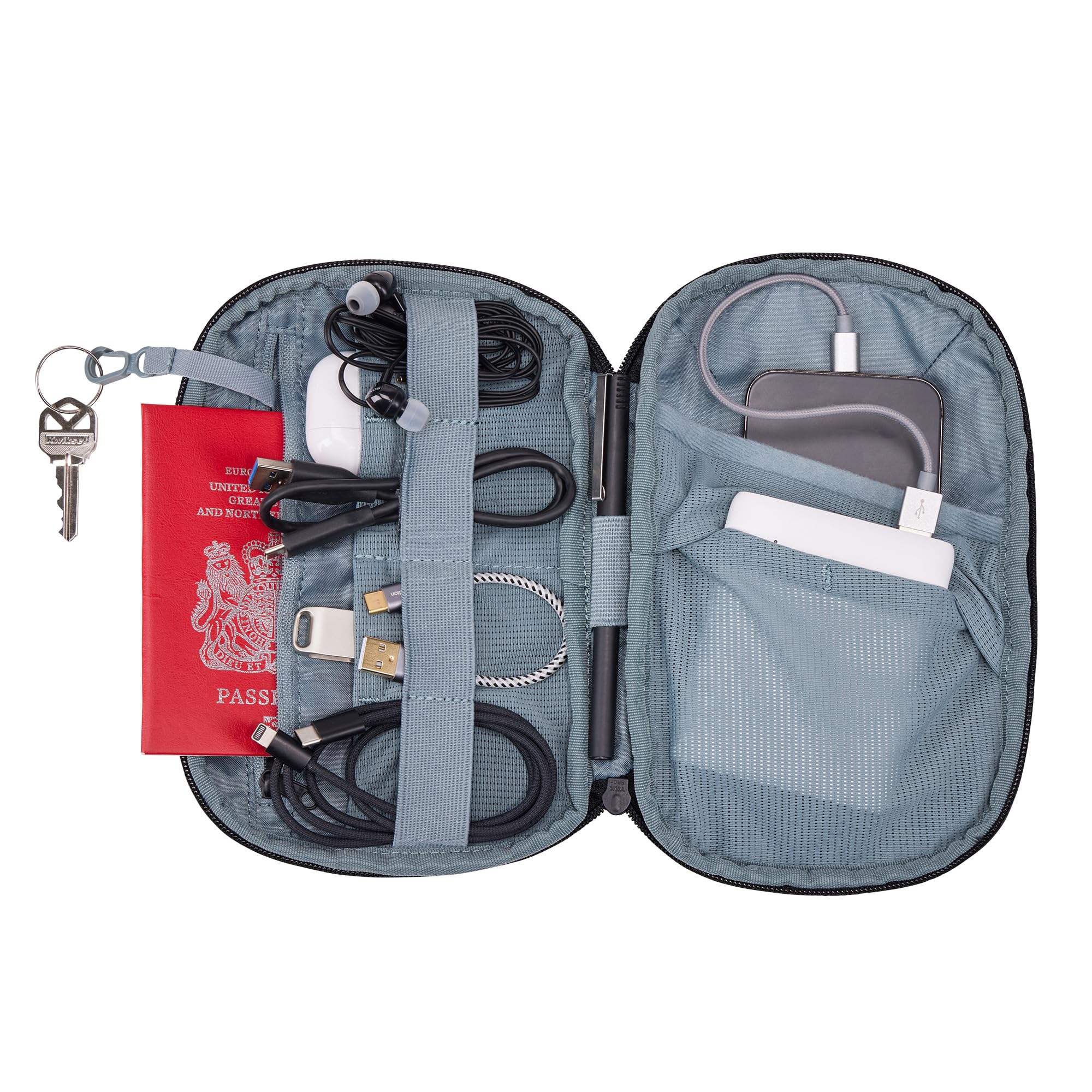 Thule Subterra 2 Powershuttle torba na elektronikę średniej wielkości Vetiver Gray, rozmiar uniwersalny