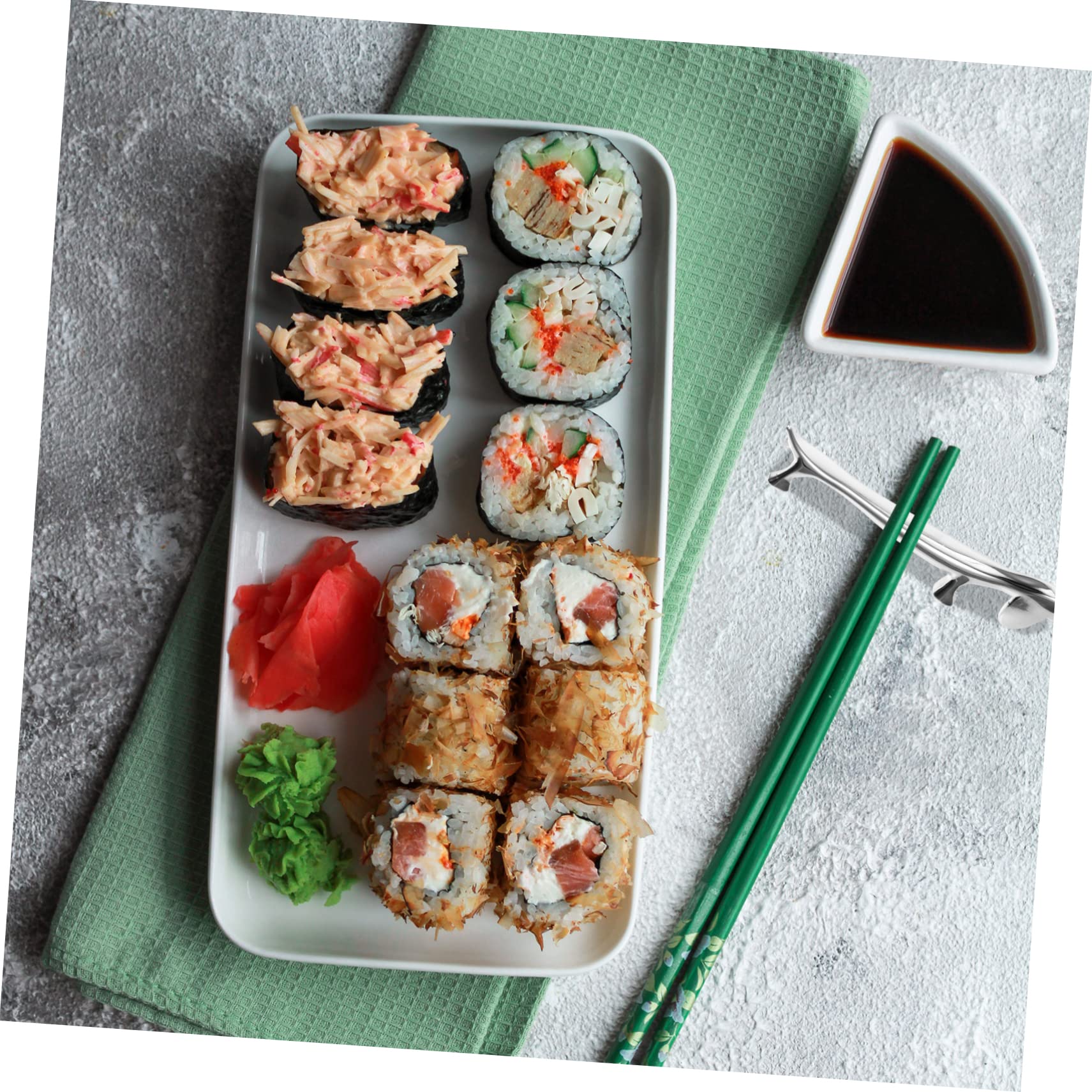 BEBEMOKO 4pcs Chopstick Rest Decorative Spoon Rest Chopsticks Holder Rest Spoon Ladle Rest Spoons and Forks Stand Chopsticks Rest Silverware Flatware Rest Chopstick Stand Forks Rack Alloy