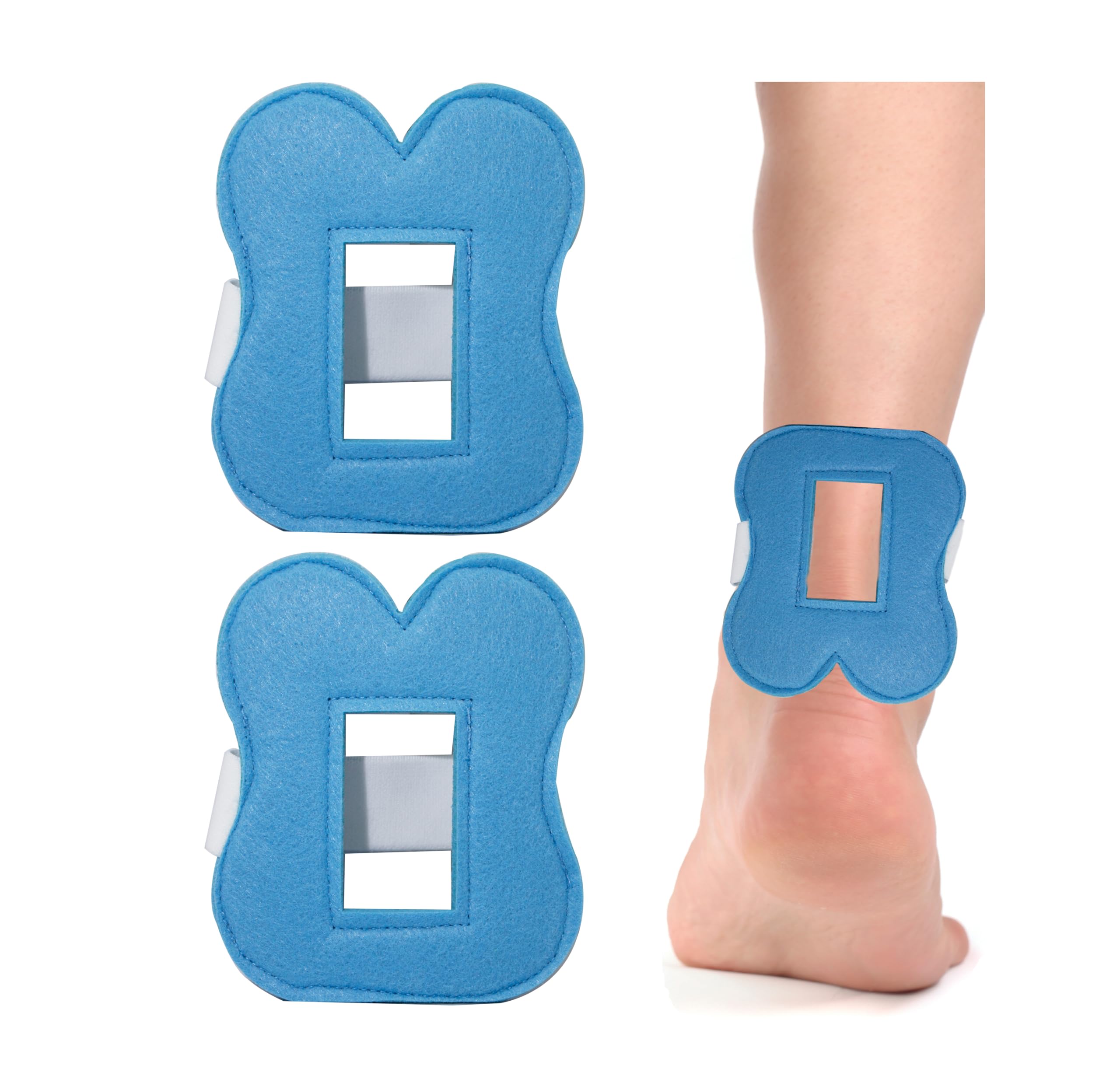 GZFQJJ Achilles Tendon Pressure Pads Tendons Support Pad for Tendons Pain Injure Heel Pain Swelling Reduction（2PCS）