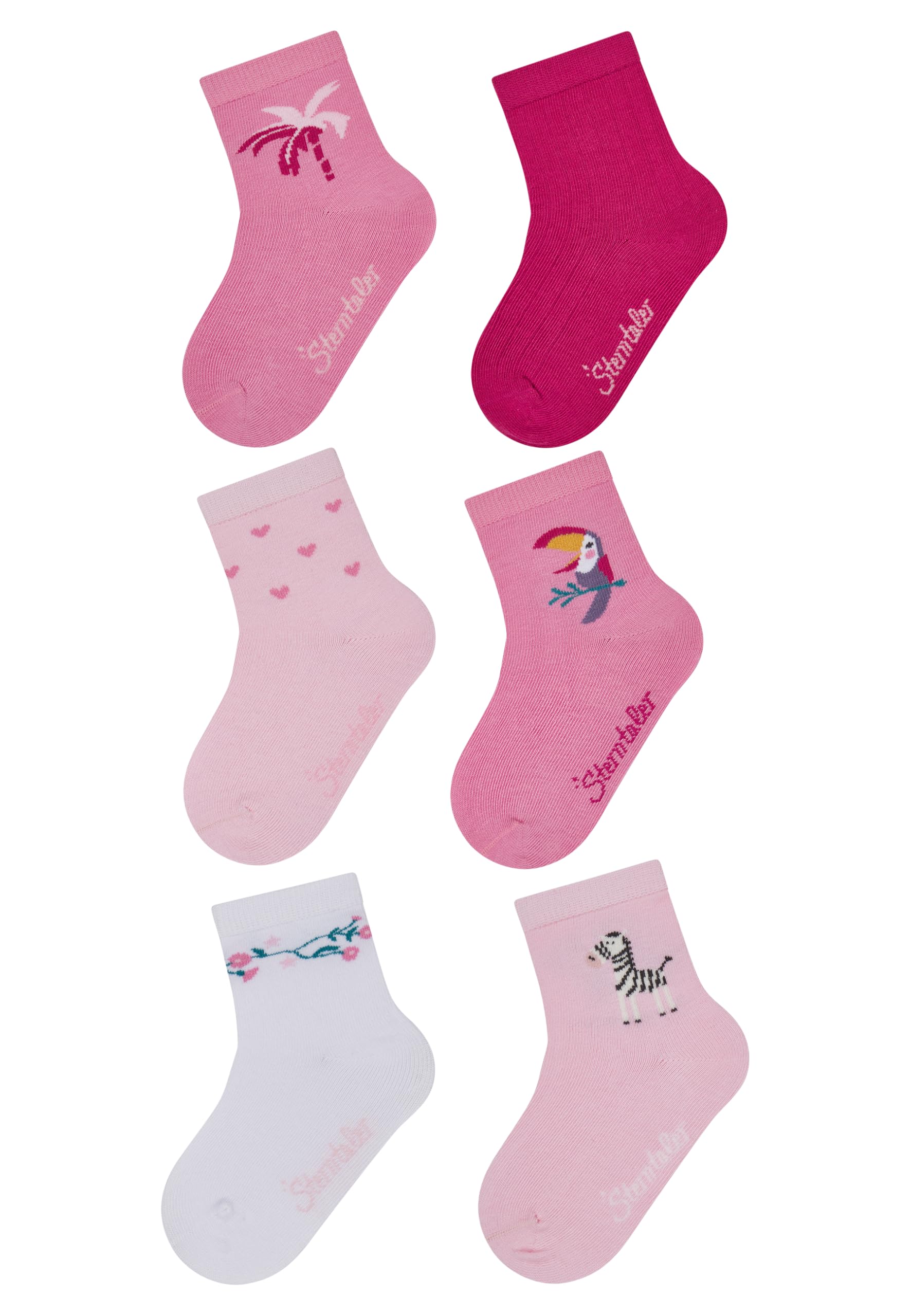 Sterntaler Mädchen Socken 6er Blumen Socken 6er Blumen