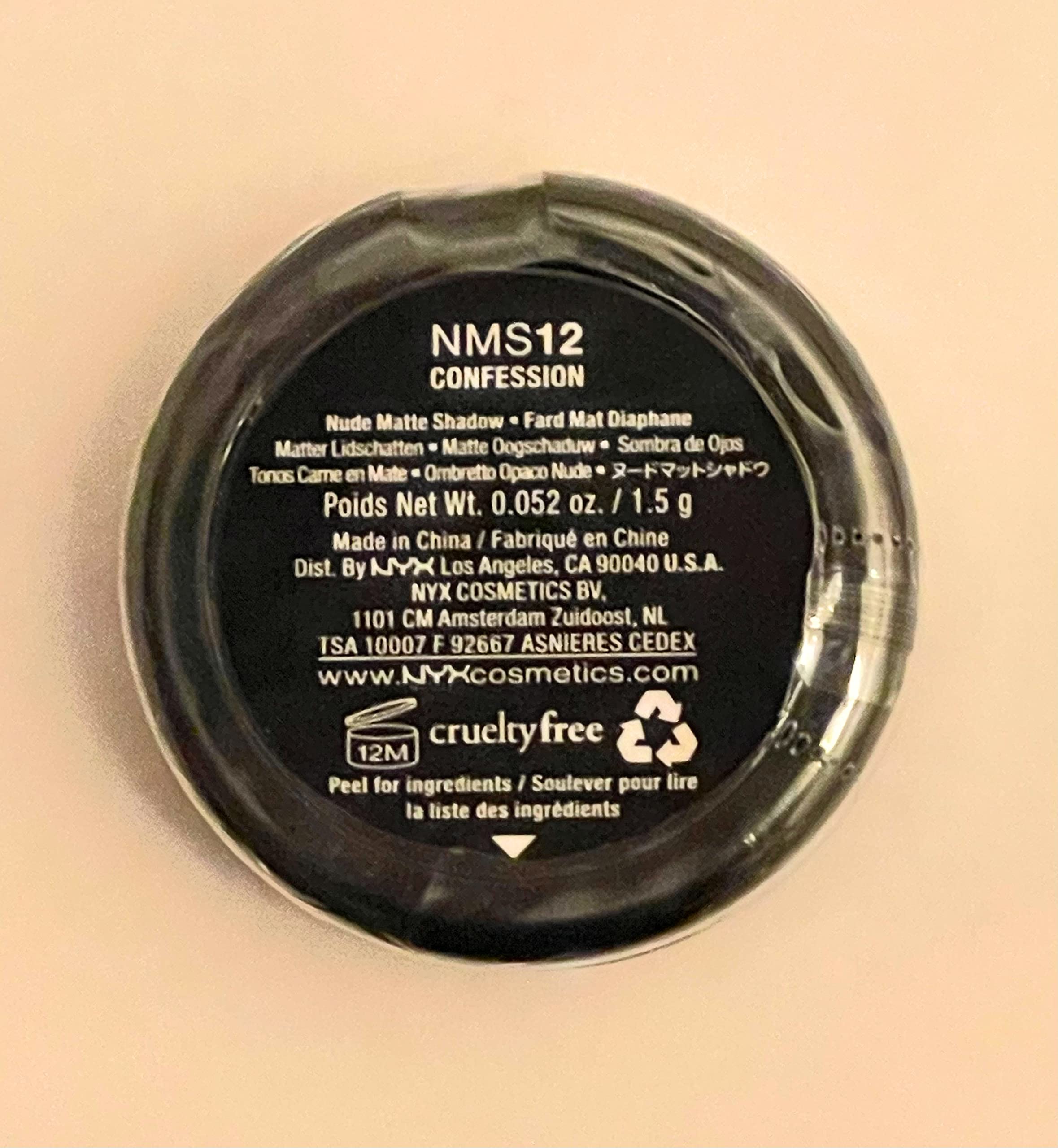 Amazon.com : NYX Cosmetics Nude Matte Eye Shadow Confession