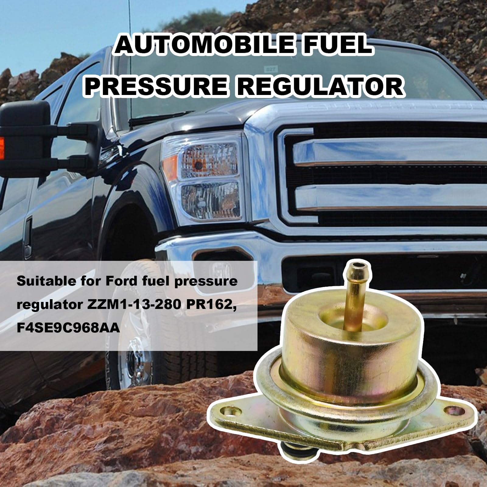 Xr3z-9c968aa Xr3z9c968aa Fuel Pressure Regulator For Ford E-150 E-250 E