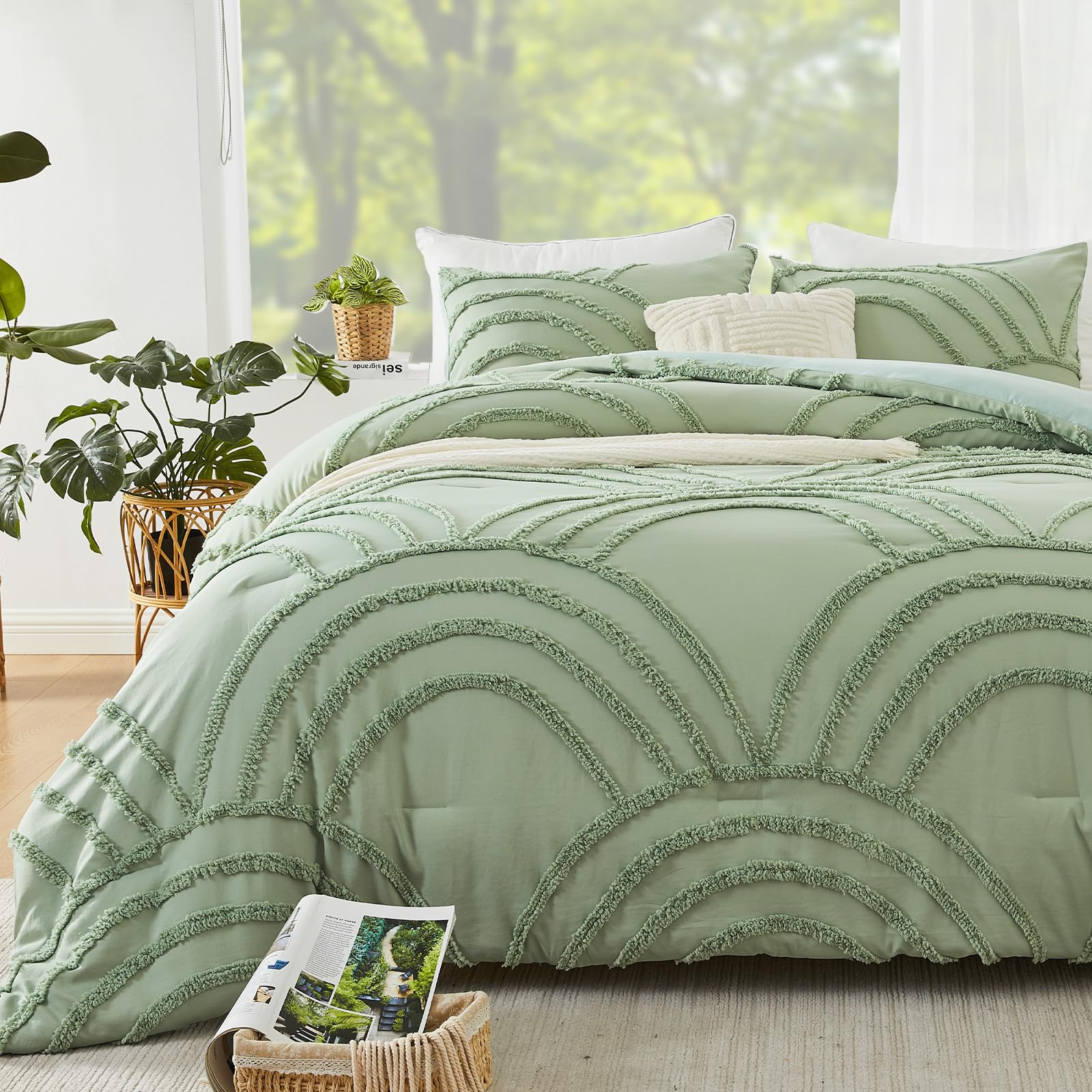 Boho Rainbow Bedding Set - Queen Comforter -9 Boho Rainbow Bedding Set - Queen Comforter -9