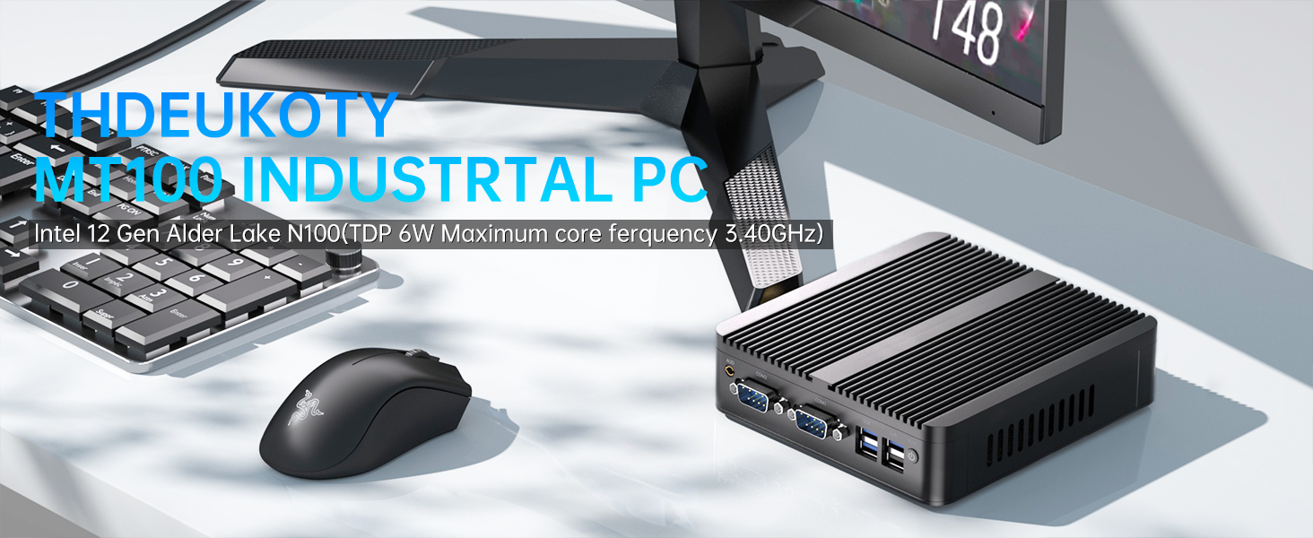 Amazon.co.jp: Thdeukoty 産業用ミニ PC N100、Windows 11 Pro プリ