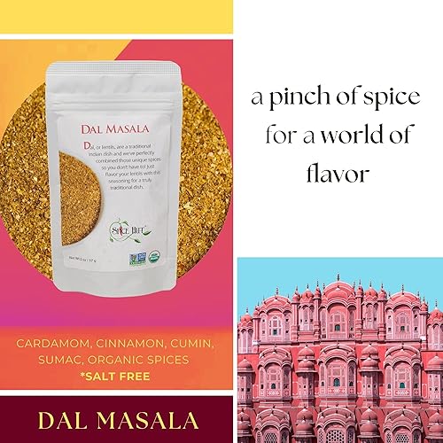 Miniatura 3 de The Spice Hut Condimento orgánico Dal Masala, mezcla de especias rápida y fácil para cocina india, 16 onzas