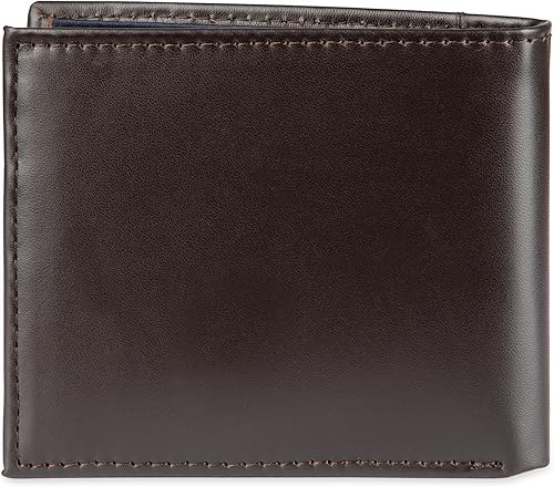 Miniatura 3 de Tommy Hilfiger Cartera de cuero genuino para hombre con múltiples ranuras para tarjetas