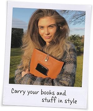 Bookaroo Book & Stuff Pouch Brown