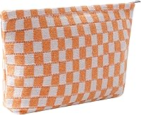 Vista 27 de Bolsas de cosméticos para mujer, bolsa de cosméticos de pana, bolsos estéticos para mujer, bolsos de mano con puntos sonrientes, organizador