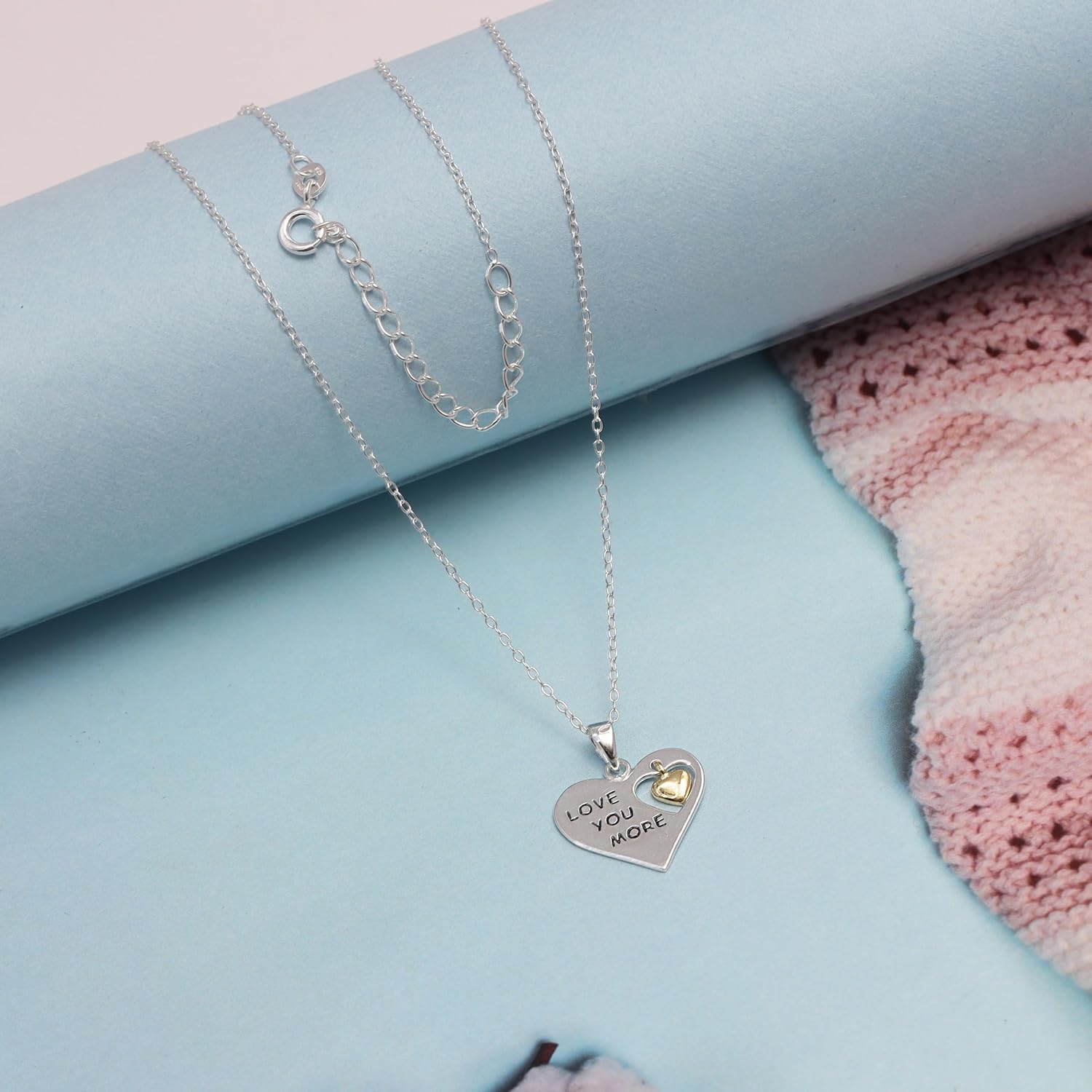 Charmsy 925 Sterling Silver Engraved Pendant Necklaces for Women | Inspirational Quote Jewelry | Dainty Minimalist Necklace Gift for Women for Birthday, Anniversary, Valentines Day, Graduation