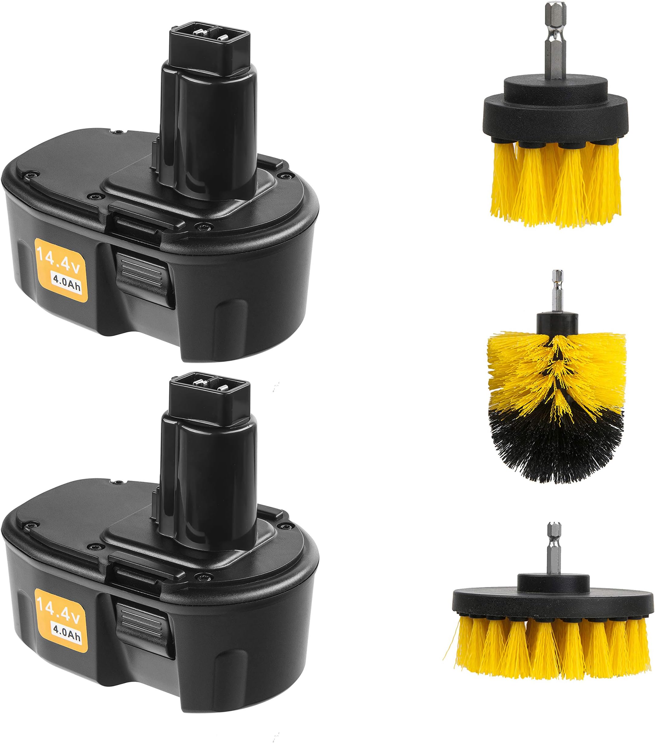 Cell9102 2Packs 14.4 Volt 4000mAh Ni-Mh Replacement Battery for Dewalt 14.4V Battery XRP DC9091 DW9091 DW935 DE9038 DE9091 DE9092