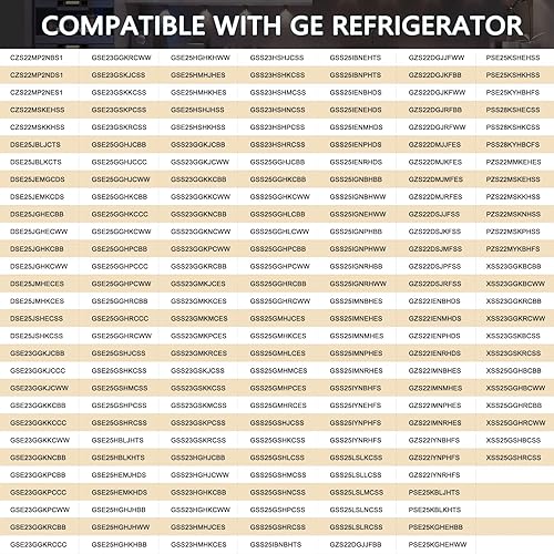 Miniatura 6 de WISINY WR55X26671 Refrigeradores LED Tablero de luz 2 piezas compatible con GE LED Refrigeradores Bombilla GE Congelador Bombilla Reemplazo