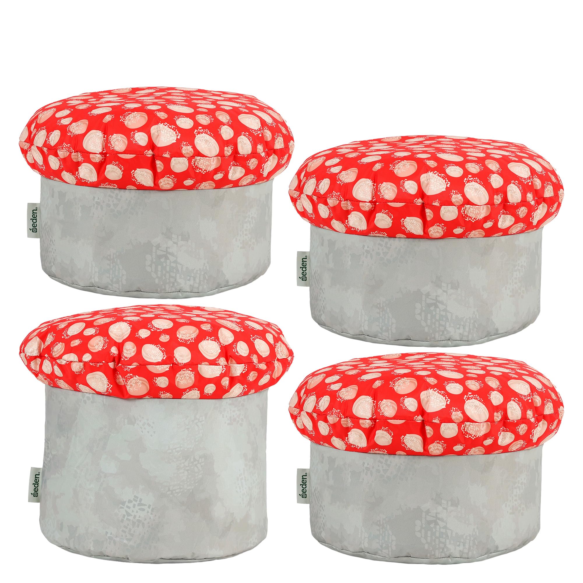Eden Learning Spaces Kids Toadstool Bean Bag Set, Mixed Size