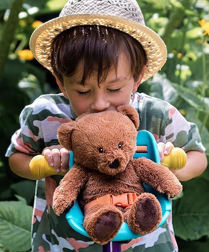 Miniatura 3 de Scootaseatz Owl Scooter Seat by Scootaheadz accesorios para scooter para niños, portabebés de juguetes para niños, diseño de búho fresco en rosa, se