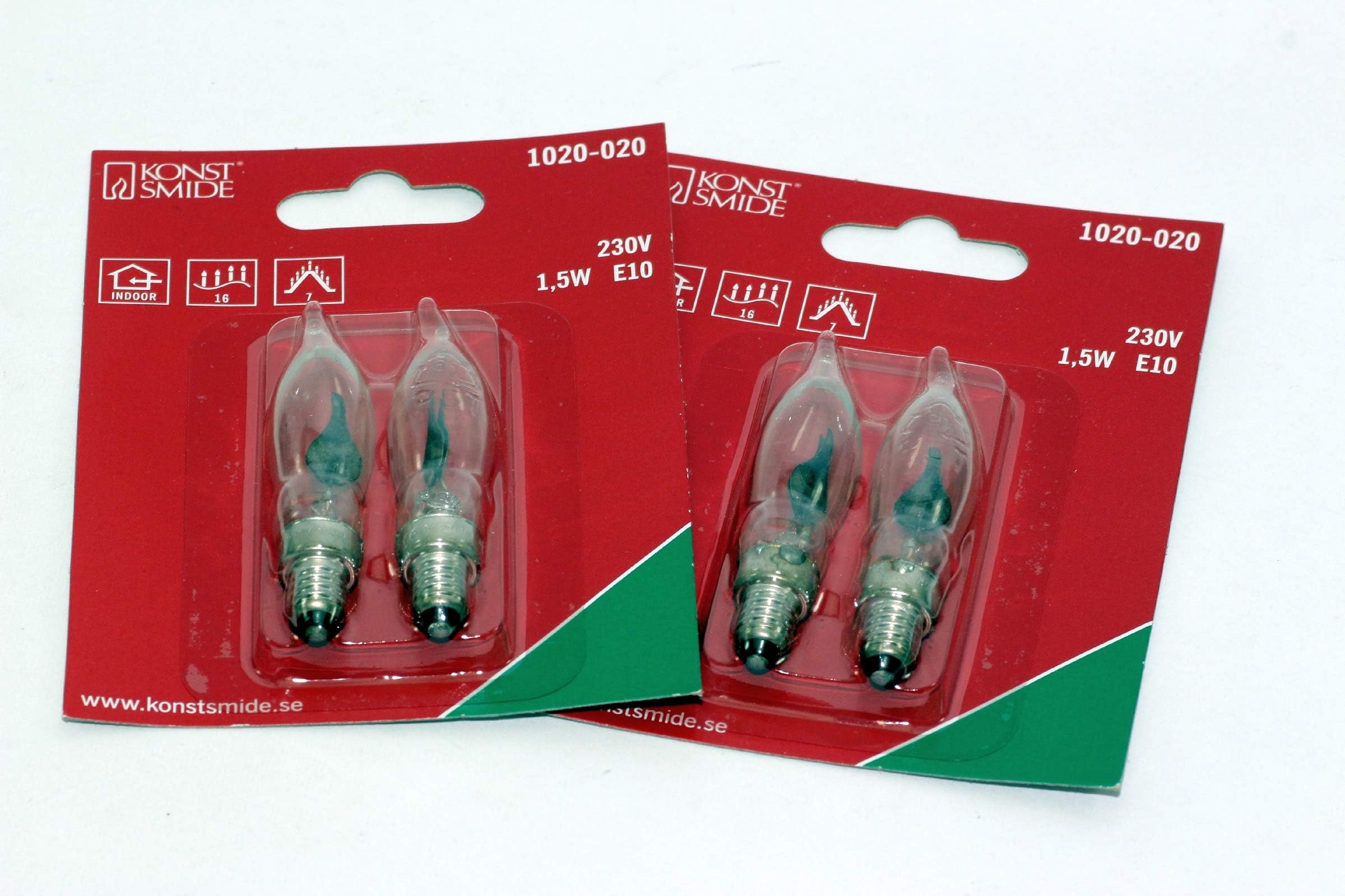 COM-FOUR® 9x golfkaarsen voor Schwipp bogen met 7 lampen - reserve lampjes voor kerstverlichting