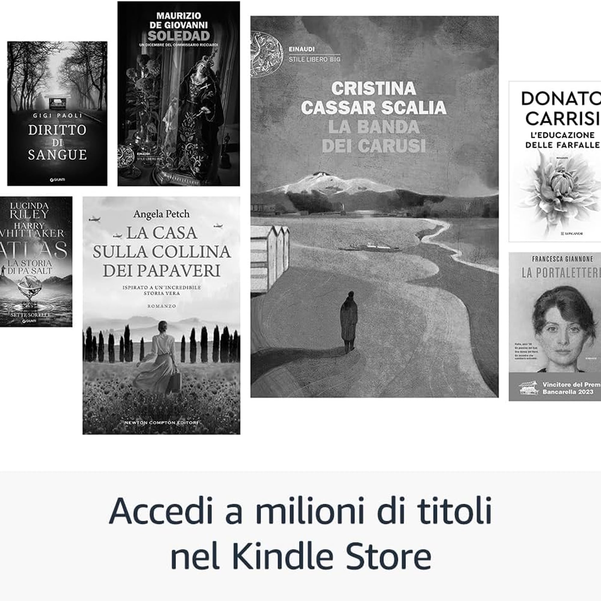 Kindle Paperwhite (2024 Release) 16 GB Con pubblicità Con custodia trasparente color lampone e adattatore da 9 W