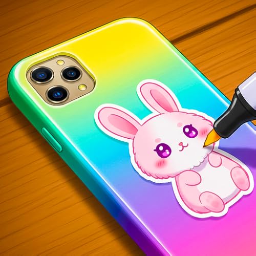 Phone Case Paint Diy- Spray Paint Asmr Design Art