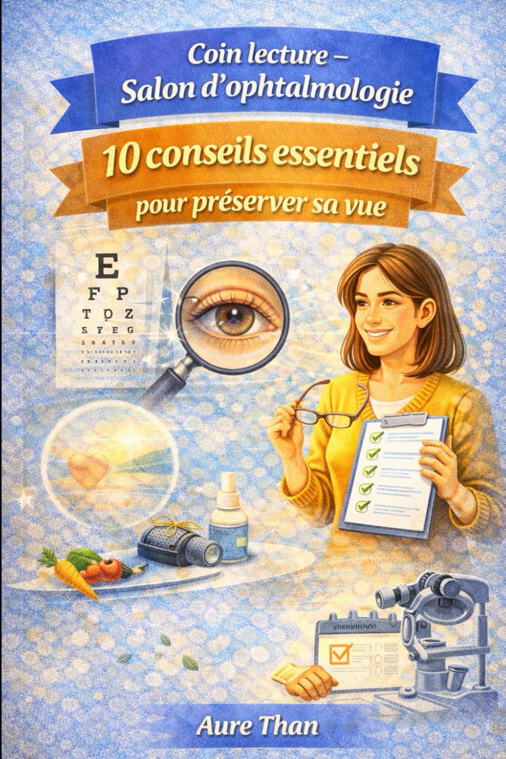 Coin lecture – Salon d’ophtalmologie : 10 conseils essentiels pour préserver sa vue (Mon coin lecture de salon)