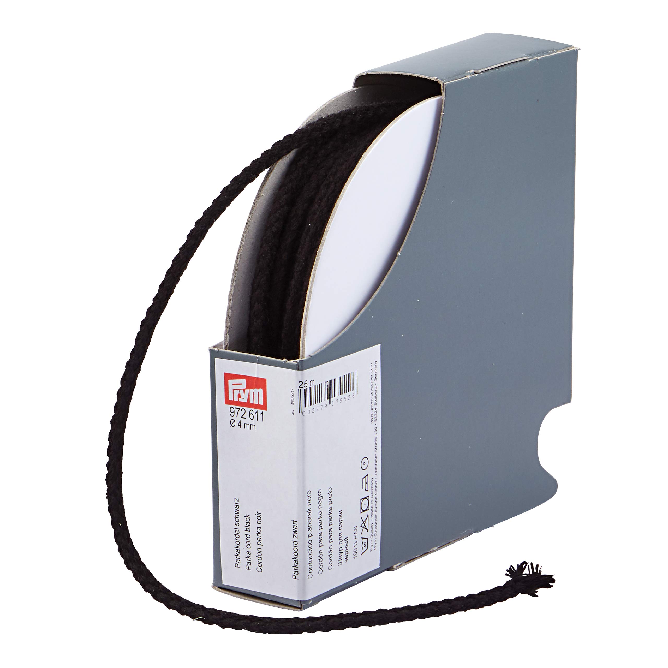 Prym Black Parka Cord